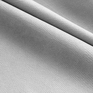 Smarte Raumverdunkelungs-Vorhänge mit silberfarbenem veganem Wildleder-Look 4