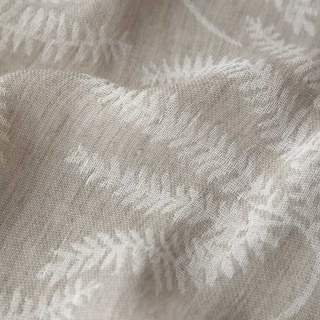 Flüsternder Farn Hafer Premium Leinen Wolle Mischgewebe Schwerer Voile Vorhang 6