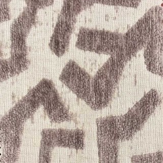 Winter's Embrace Mocha Braun Geometrischer Kaschmirwoll Vorhang 5