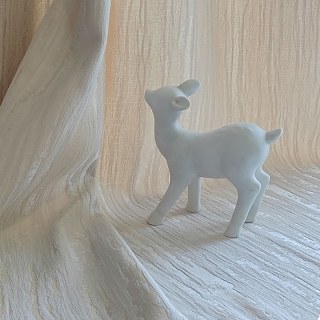 Seidenartige Düne Beige-Weiß Strukturierter Chenille Creme Vorhang 5