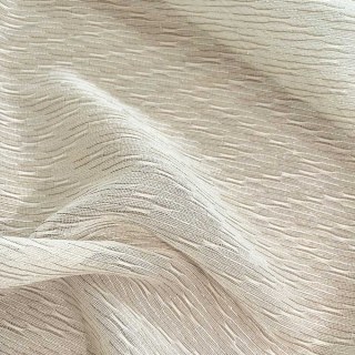 Whisper Wave schimmernde Creme-Mesh-Netz-Vorhänge 2