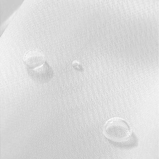 Avila Wasserdichter Strukturierter Weißer Outdoor Voile Vorhang