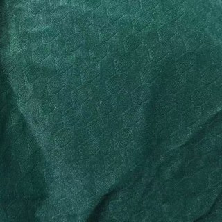 Skandinavische Korbflecht-Struktur, Dunkelwaldgrüne Samt-Verdunklungsvorhänge