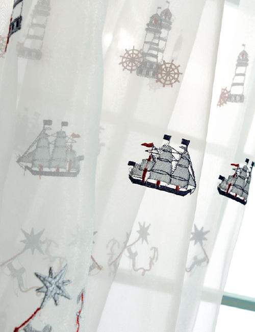 Kindergardinen aus Voile & Transparentem Stoff