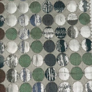 Kosmische Mosaik Mehrfarbig Grün Braun Silber Gepunktete Vorhänge 2