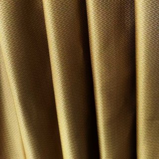 Echo Weave Chevron Zickzack Geometrisch Goldene Vorhänge 3