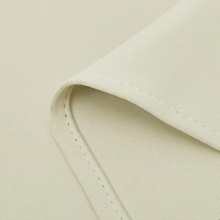 Malibu Wasserdichter Twill Beige Creme Outdoor Vorhang