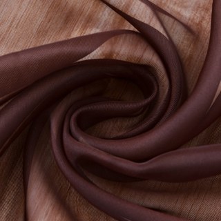 Smarties Schokoladenbraune Weiche Transparente Voile Gardine