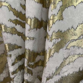 Tiger Stripes Cream and Gold Animal Print Curtain
Tigerstreifen Creme und Gold Animal Print Vorhang 4