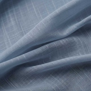 Ein Hauch von Sonnenschein – Nebelblau Voile Vorhang