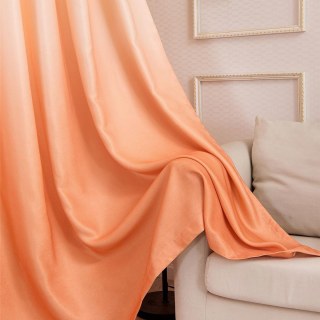 Candy Land Pfirsich Orange Rot Ombre Vorhang 3