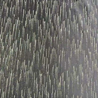 Gildström Schwarz Vorhang mit metallischen Streifen