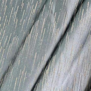 Gilded Stream Eierschalenblau Vorhang mit metallischen Streifen 4