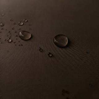 Malibu Wasserdichter Twill Dunkelbraune Outdoor-Vorhang 3