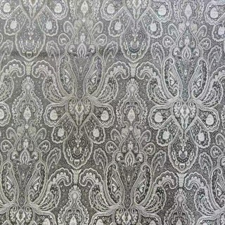 Neue Klassiker Damast Jacquard Dunkelgrau Kohle Curtain