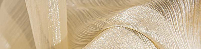 Gold Voile Vorhang