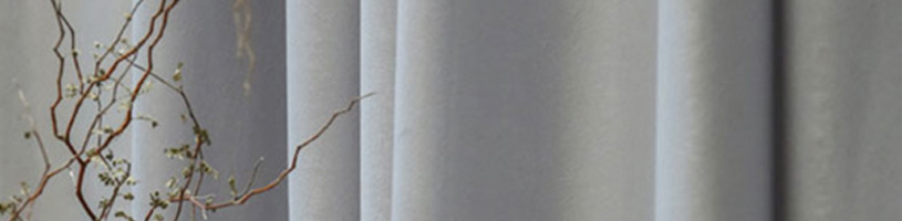 Grau/Silber Voile Vorhang