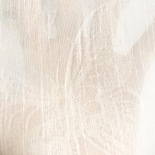 Zarte Schmetterlinge Elfenbein Gestreifte Blumenspitzengardine 4