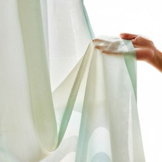 Paris Cascade schimmerndes Grün Flieder Gold Ombre Voile Vorhang 6