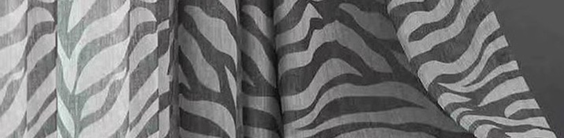 Tierisch Voile Vorhang