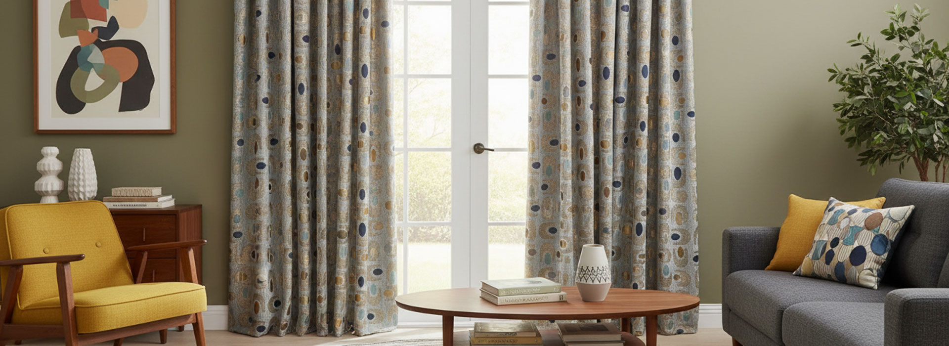 Mid Century Vorhänge