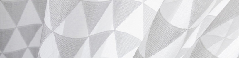 Geometrisch Voile Vorhang