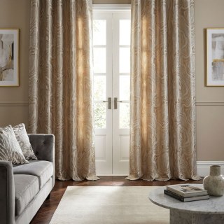 Vergoldeter Marmor Luxus 3D Jacquard Mocha Creme Abstrakter Vorhang 3