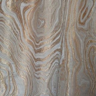 Vergoldeter Marmor Luxus 3D Jacquard Mocha Creme Abstrakter Vorhang 6