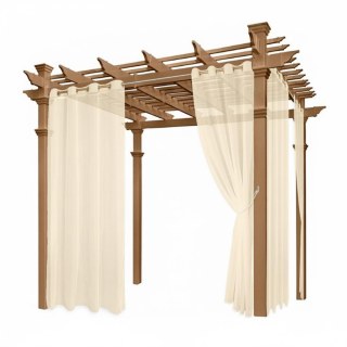 Laguna Outdoor Wasserdichte Creme Voile Gardine 2
