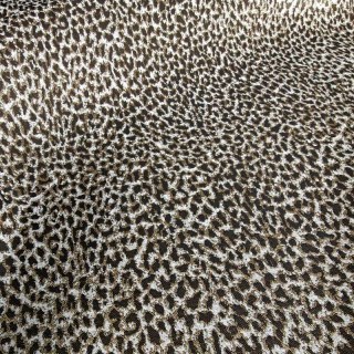 Leopard Spot Luxus Jacquard Gold Braun Tierdruck Vorhänge 6