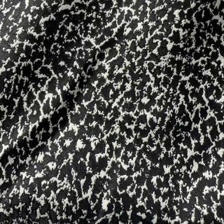 Noir Safari Leopard Spot Schwarz-Weiß Tierdruck Vorhänge 5