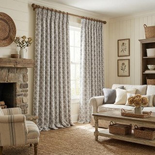 Rose Medallion Schwarz und Weiß Blumensamtdurchblick Vorhang 3