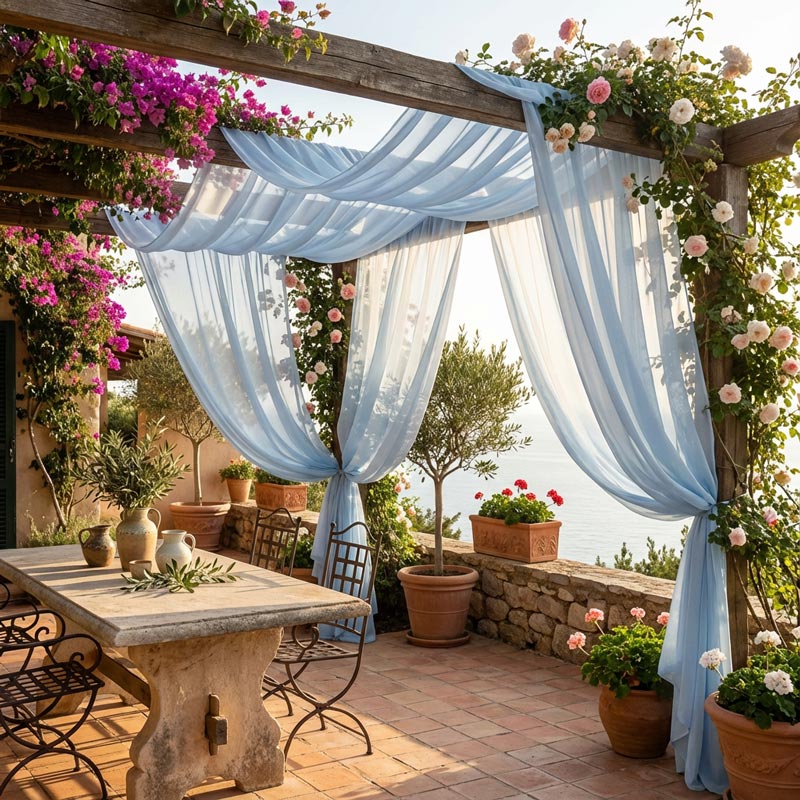 Custom Outdoor Curtains: A Stylish Layer for Your Patio