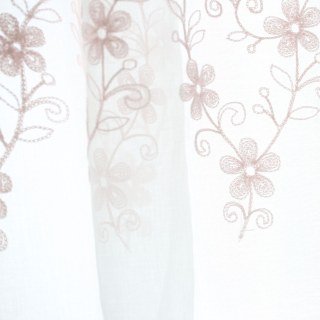 Touch Of Grace Embroidered Blush Pink Flower Voile Curtain
Touch Of Grace bestickte, blassrosa Blumen Voile Gardine 5