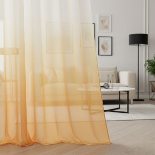 Candy Land Ombre Gelb Voile Vorhang 2