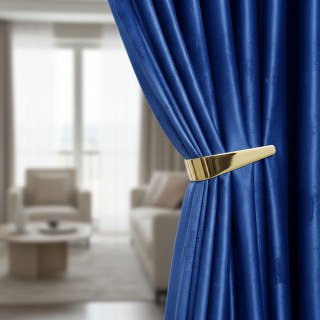 Luminous Luxe Royal Blue Velvet Vorhänge 5