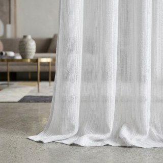 Seidenwasserfall Weißer Chiffon Voile Vorhang
