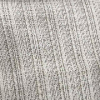 Cottage Flax Kaffee Braun Striped Natürliche Bettwäsche Baumwolle Mischung Vorhänge