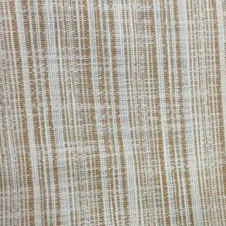 Ferienwohnung Flax Terracotta Orange gestreifte natürliche Leinen Baumwolle Mischung Vorhänge