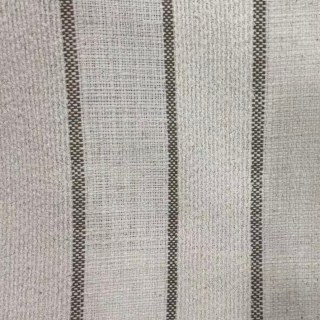 Haven Stripe Kaffee Braun Natürliche Leinen Baumwolle Mischung Vorhänge