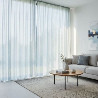 Luxe Teal Blue Sheer Voile Curtain
Luxe Teal Blue Transparenter Voile Vorhang 4