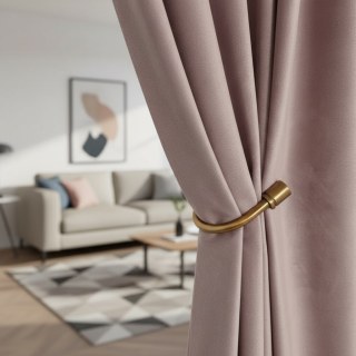 Matte Majestät Staubiges Rosa 100% Verdunkelnder Samtvorhang 5