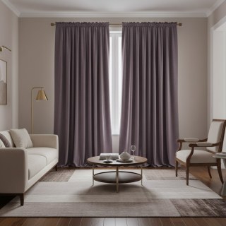 Premium Pariser Lila Samtvorhang 2