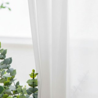 Sanfter Kokosweiß Voile Vorhang - Das Wesen des Naturdesigns 9