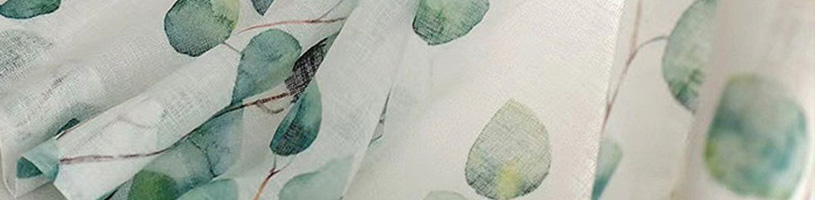 Foliage Voile Curtain