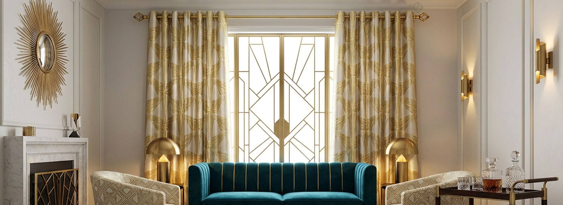 ART DECO CURTAINS