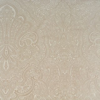 Opulent Floral Luxury Jacquard Satiny Beige Cream Damask Curtain