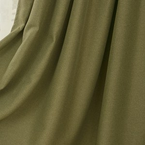 Regent Lin Style Vert Olive Rideau 4