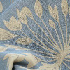 Brise Poudre Bleu Floral Rideau 4