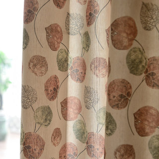 Le Rideau Feuille de Eucalyptus Moment Marron
